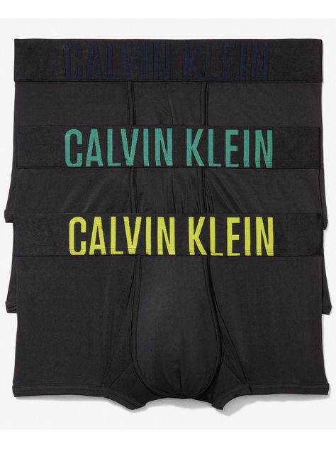 Pack 3 Bóxer Low Rise Trunk Intense Power Negro Calvin Klein-0