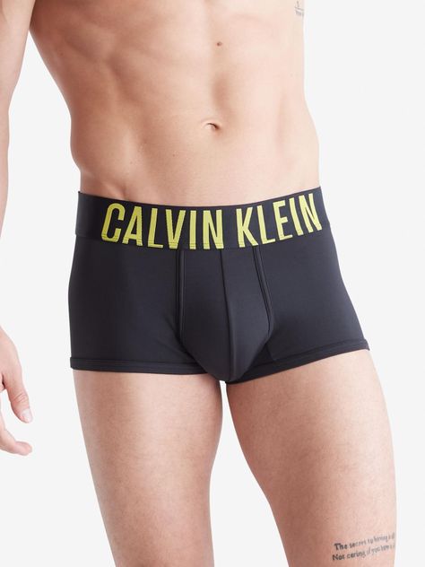 Pack 3 Bóxer Low Rise Trunk Intense Power Negro Calvin Klein-1