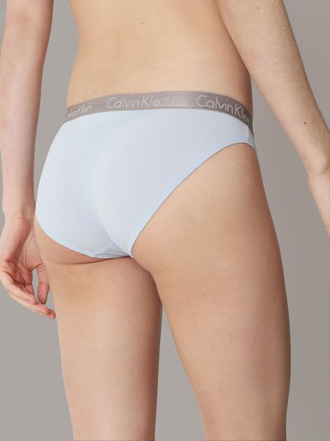 Calzón Bikini Radiant Micro Celeste Calvin Klein-1