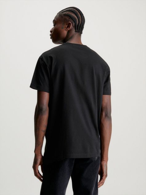 Polera Hyper Real Box Logo Negro Calvin Klein-2