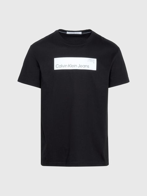 Polera Hyper Real Box Logo Negro Calvin Klein-4