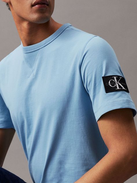 Polera Hombre-Regular Azul Calvin Klein-3