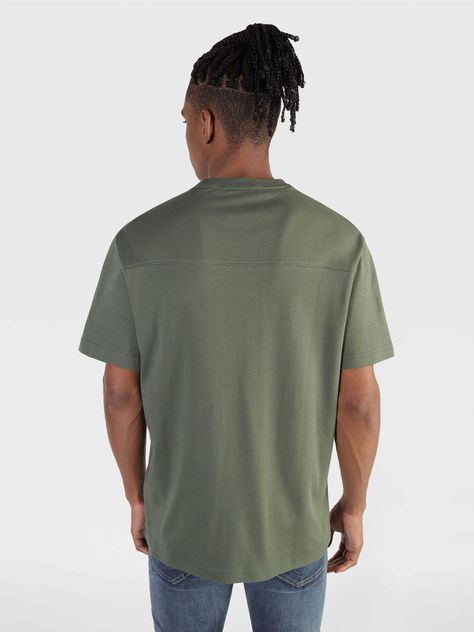 Polera Embossed Comfort Verde Calvin Klein-2