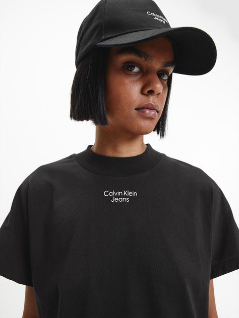 Polera Logo Loose Negro Calvin Klein-3