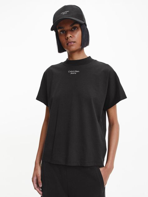 Polera Logo Loose Negro Calvin Klein-0