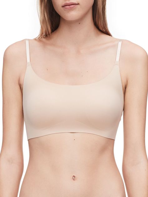 Bralette Invisible Comfort Beige Calvin Klein-0