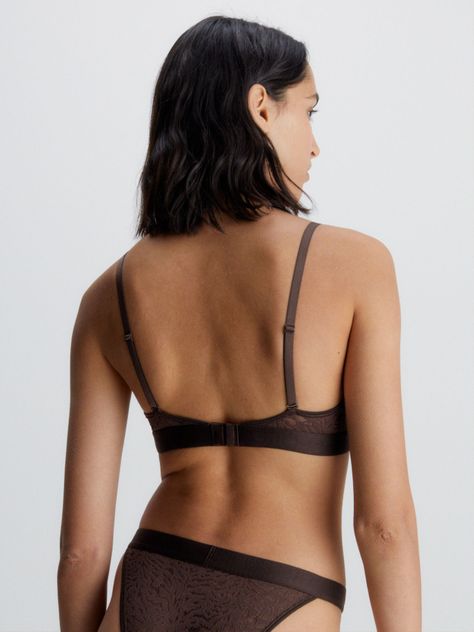 BraletteTriángulo Intrinsi Unlined Café Calvin Klein-1