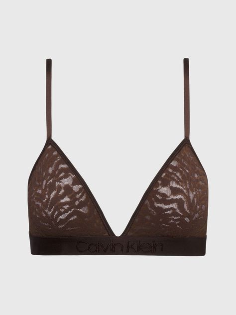 BraletteTriángulo Intrinsi Unlined Café Calvin Klein-4