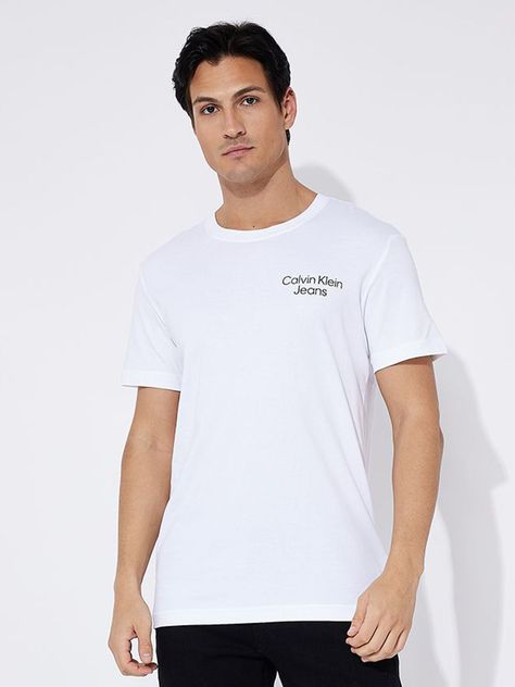 Polera Eclips Graphic Blanco Calvin Klein-0