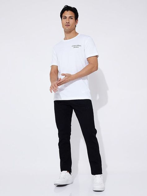Polera Eclips Graphic Blanco Calvin Klein-1