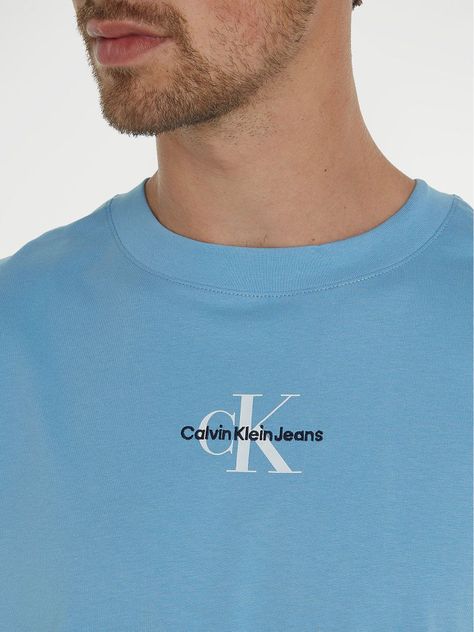 Polera Monologo Sleeveless Azul Calvin Klein-2