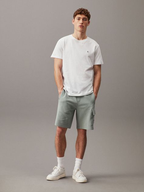 Short City Grid Gris Calvin Klein-0