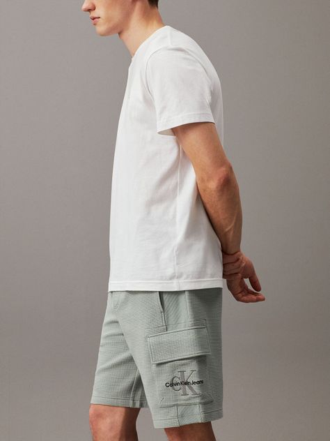 Short City Grid Gris Calvin Klein-2
