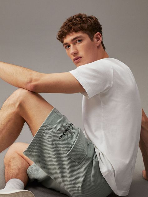 Short City Grid Gris Calvin Klein-3