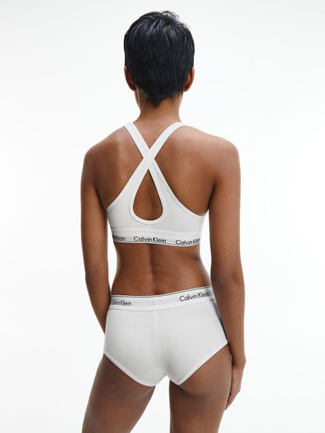 Corpiño de algodón Blanco Calvin Klein-2