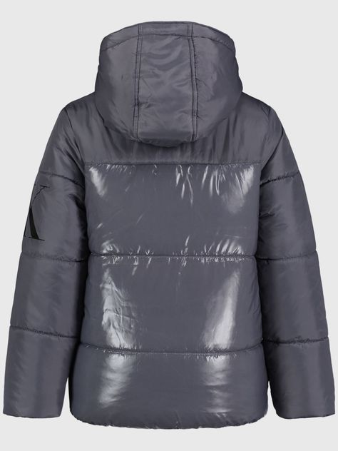 Parka Niño Shiny Blocked Gris 080 Calvin Klein-1