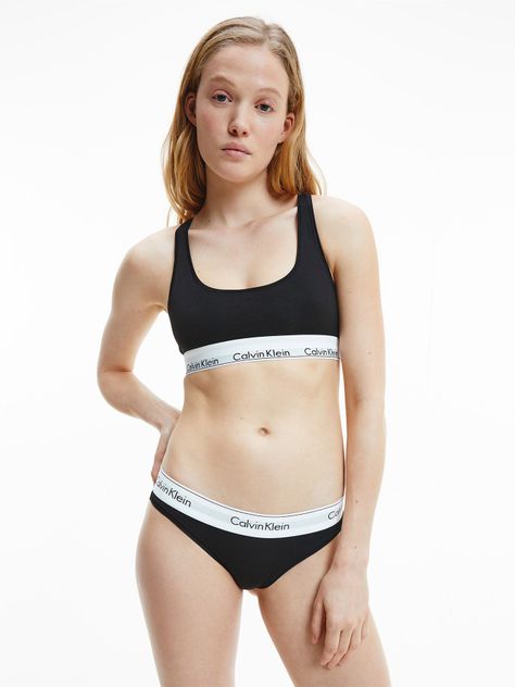 Bralette Modern Cotton Negro 001 Calvin Klein-1