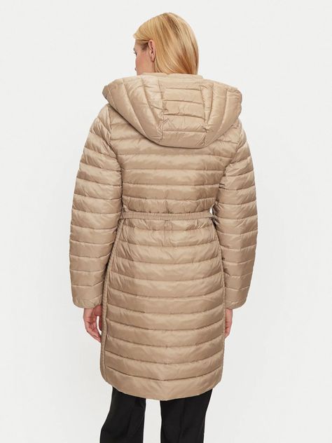 Parka Padded Smocking Beige Calvin Klein-2