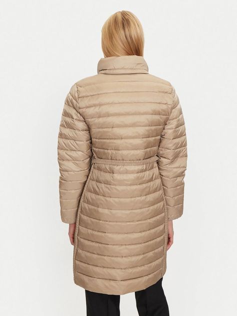 Parka Padded Smocking Beige Calvin Klein-3