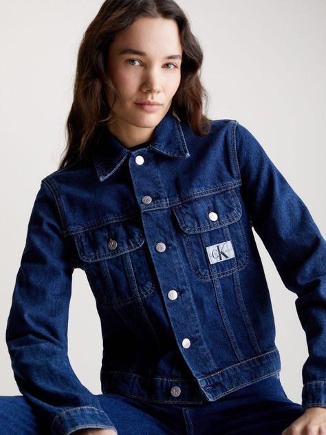 Chaqueta Denim Mujer 90S Azul Calvin Klein-3