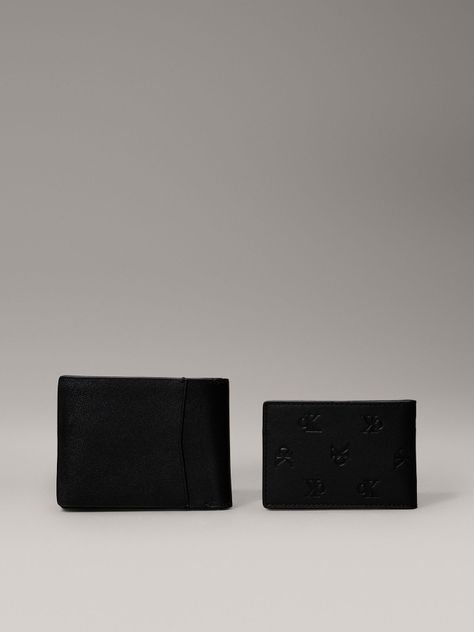 Set de Regalo 2 Billeteras Negro Calvin Klein-1