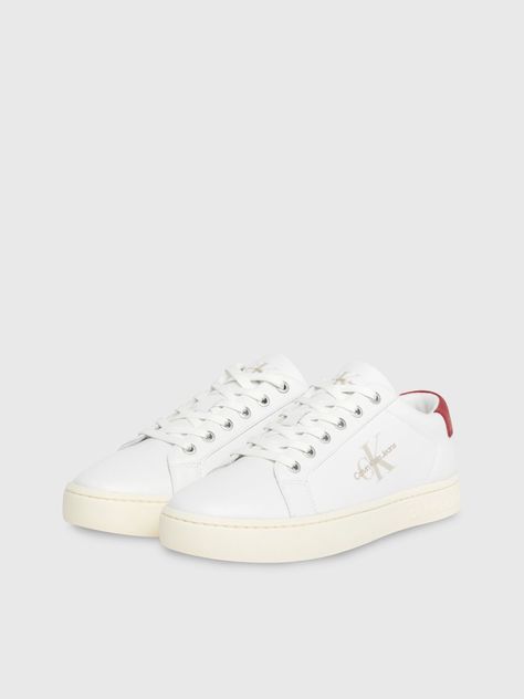 Zapatillas de Cuero Classic Cupsole Blanco Calvin Klein-0