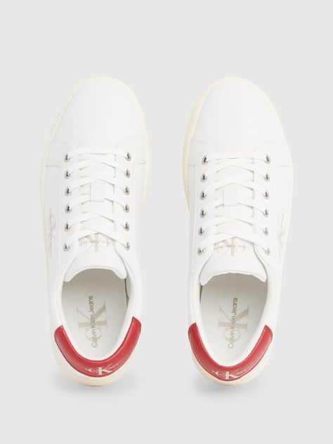 Zapatillas de Cuero Classic Cupsole Blanco Calvin Klein-2