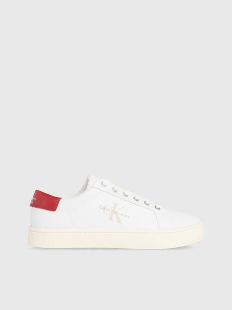 Zapatillas de Cuero Classic Cupsole Blanco Calvin Klein-4