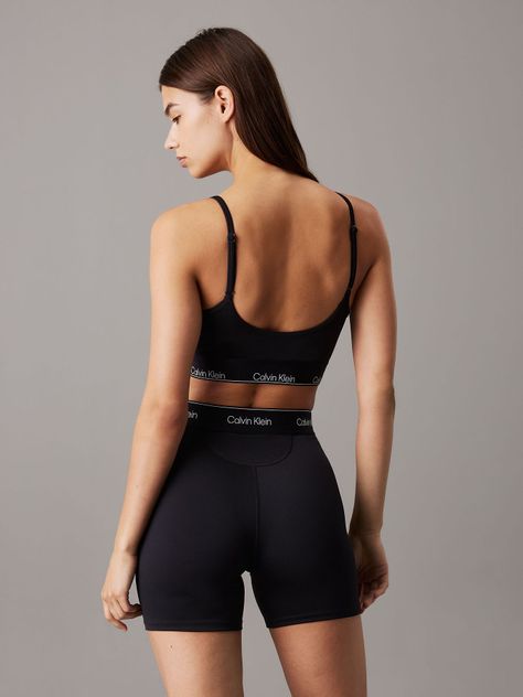 Short Biker Modern Sport Negro Calvin Klein-2