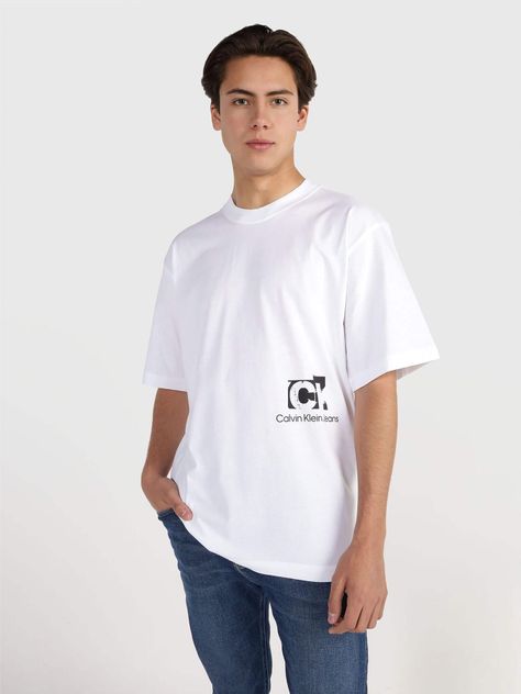Polera Connected Layer Blanco YAF Calvin Klein-0