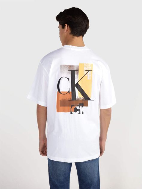 Polera Connected Layer Blanco YAF Calvin Klein-2