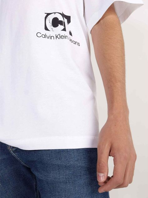 Polera Connected Layer Blanco YAF Calvin Klein-3