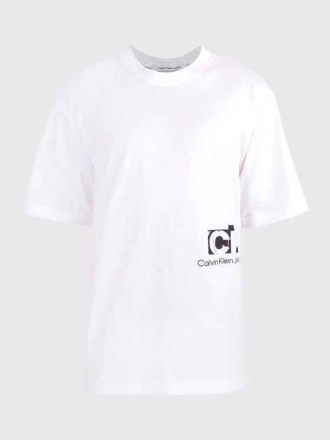 Polera Connected Layer Blanco YAF Calvin Klein-4