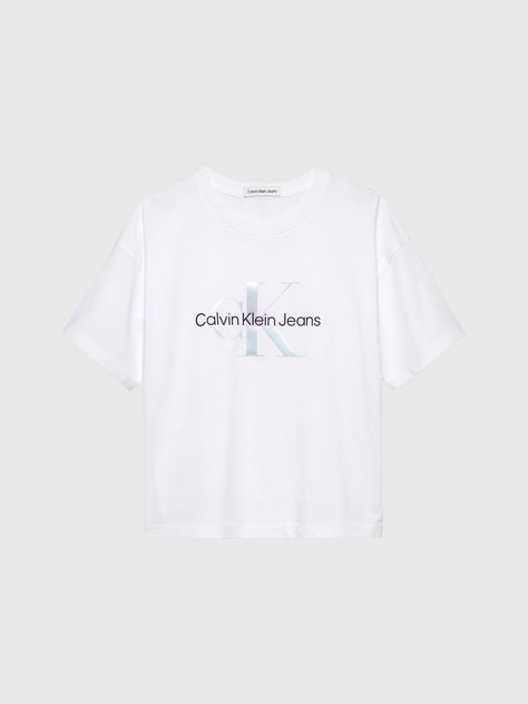 Polera Niña Serenity Monogram Blanco Calvin Klein-4