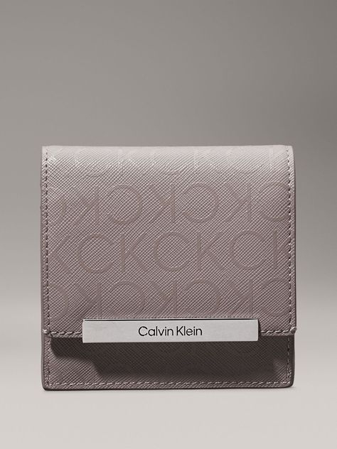 Billetera CK Linear Gris Calvin Klein-0