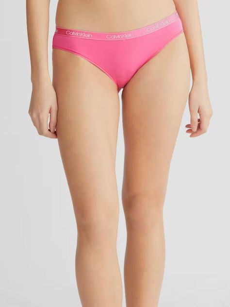 Calzón Bikini Cotton Essentials Rosado Calvin Klein-0