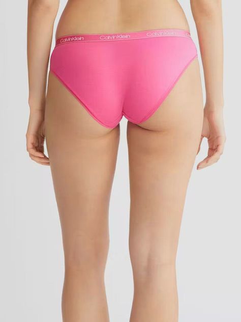 Calzón Bikini Cotton Essentials Rosado Calvin Klein-1