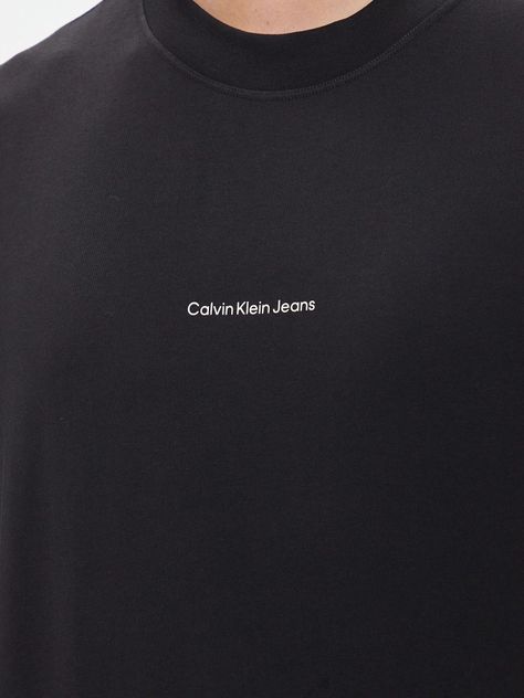 Polera City Grid Map Negro Calvin Klein-4