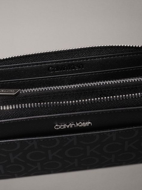 Billetera CK Must Large Negro Calvin Klein-2