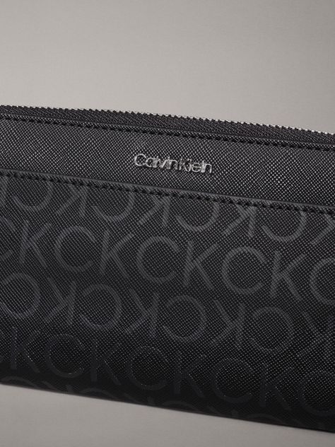 Billetera CK Must Large Negro Calvin Klein-3
