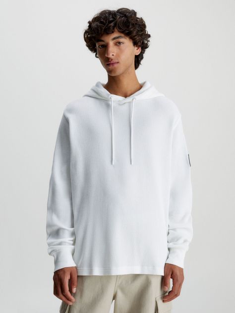 Polera Ls Badge Ottoman Blanco Calvin Klein-0