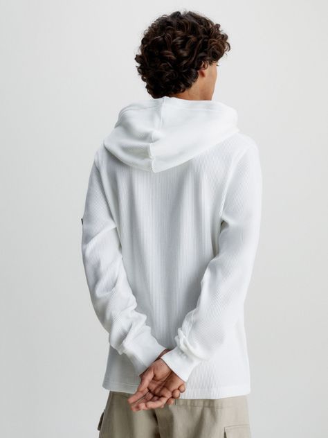 Polera Ls Badge Ottoman Blanco Calvin Klein-2