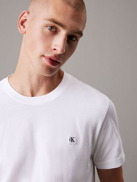 Polera Ck Embro Badge Blanco Calvin Klein-3