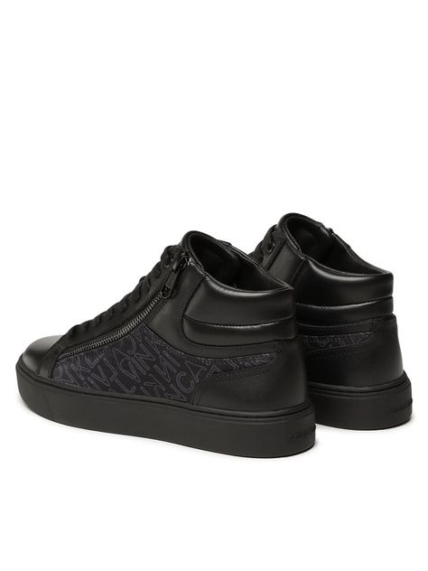 Zapatilla Hightop Lace Up Negro Calvin Klein-1