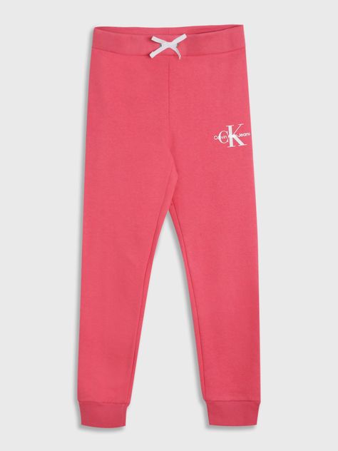 Jogger Niña Monogram Logo Rosado-0