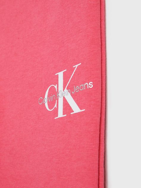 Jogger Niña Monogram Logo Rosado-2