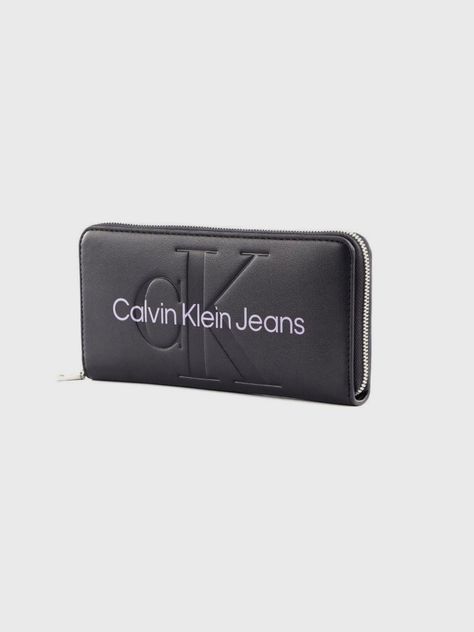 Billetera Sculpted Mono GJ Negro Calvin Klein-2