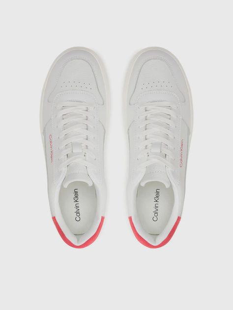 Zapatillas Cuero Lace Up Basket Blanco Calvin Klein-2
