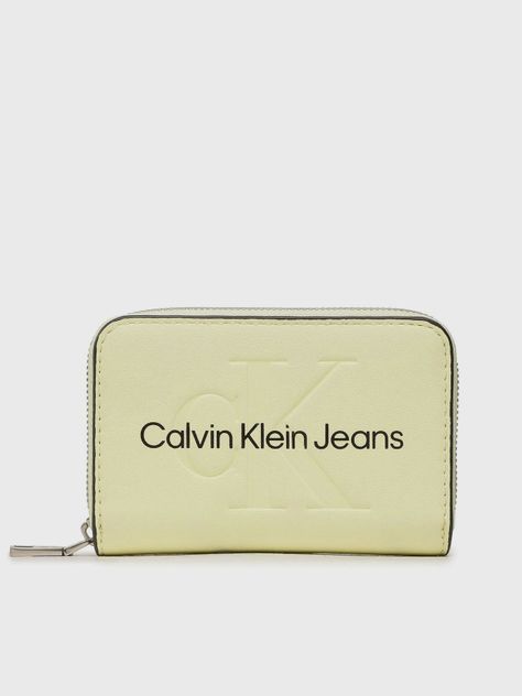 Billetera Sculpted Amarillo Calvin Klein-0