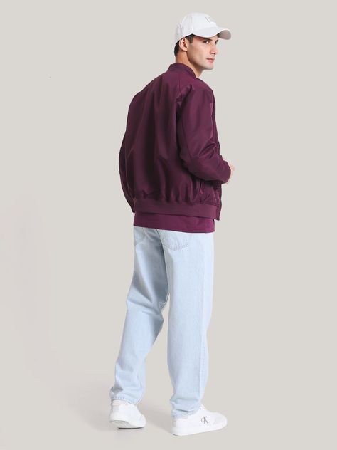 Chaqueta Recycled Sateen Iconic  Morado Calvin Klein-2